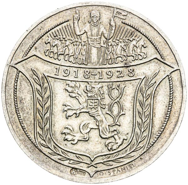 Silver medal 1928 - back