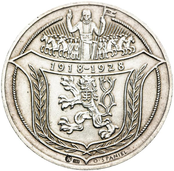 Silver medal 1928 - back