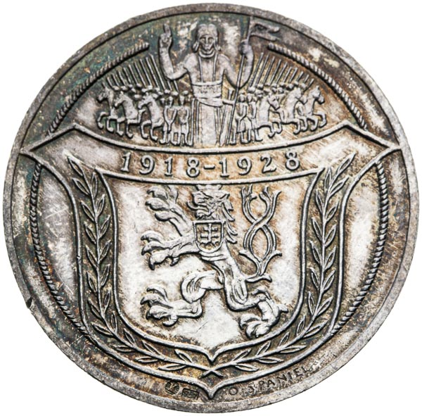 Silver medal 1928 - back