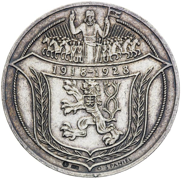 Silver medal 1928 - back