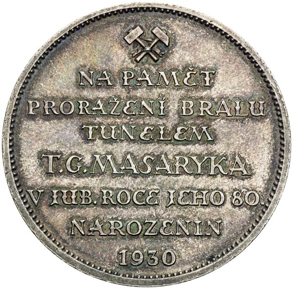 Silver medal 1930 - back