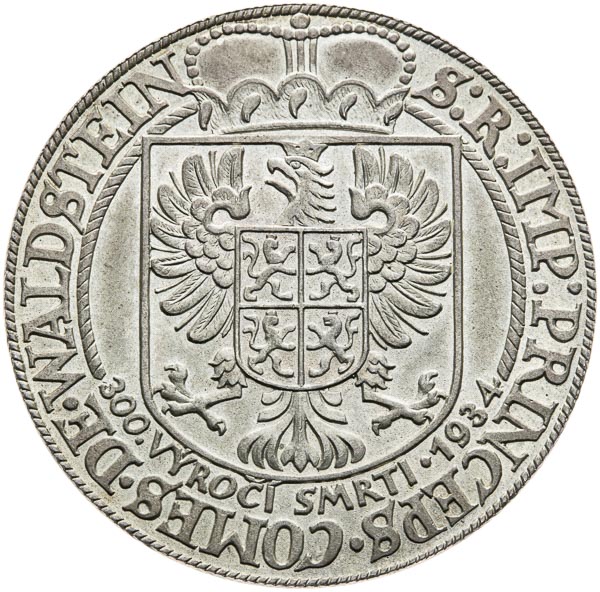 Silver medal 1934 (matte version) - back