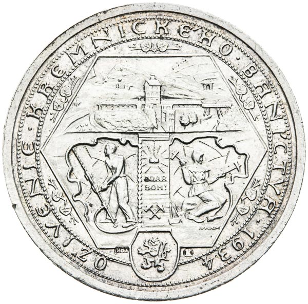 Silver medal 1934 - back