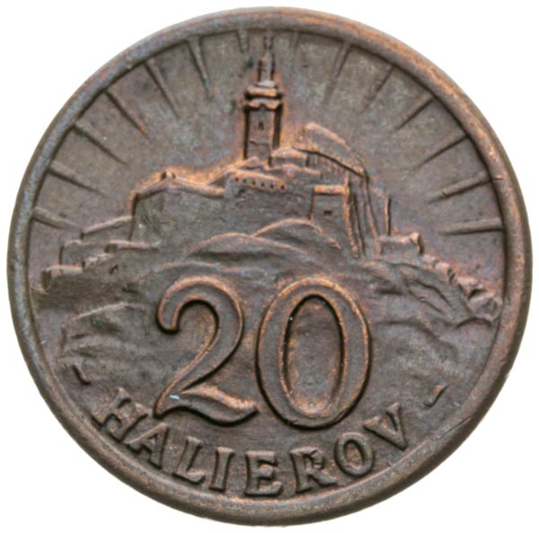 20 Haléř 1942 - avers