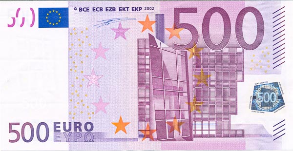 500 Euro 2002 T - front