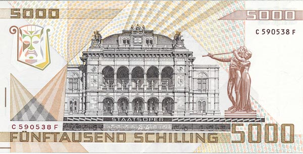 5000 Šilink 1988 C - revers