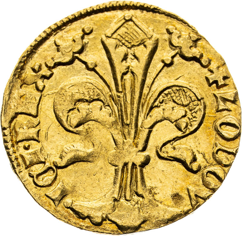 Dukát (1342-1353) - averz