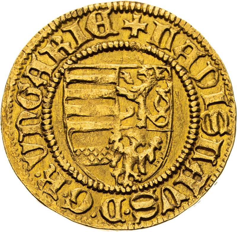 Dukát (1453) - averz