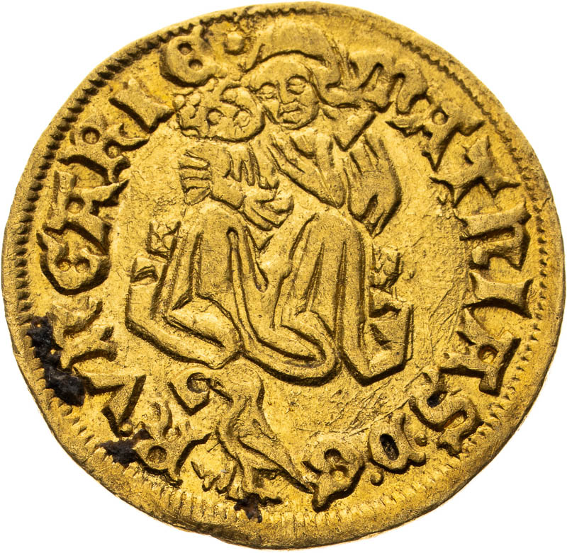 Dukát (1470-1477) - averz
