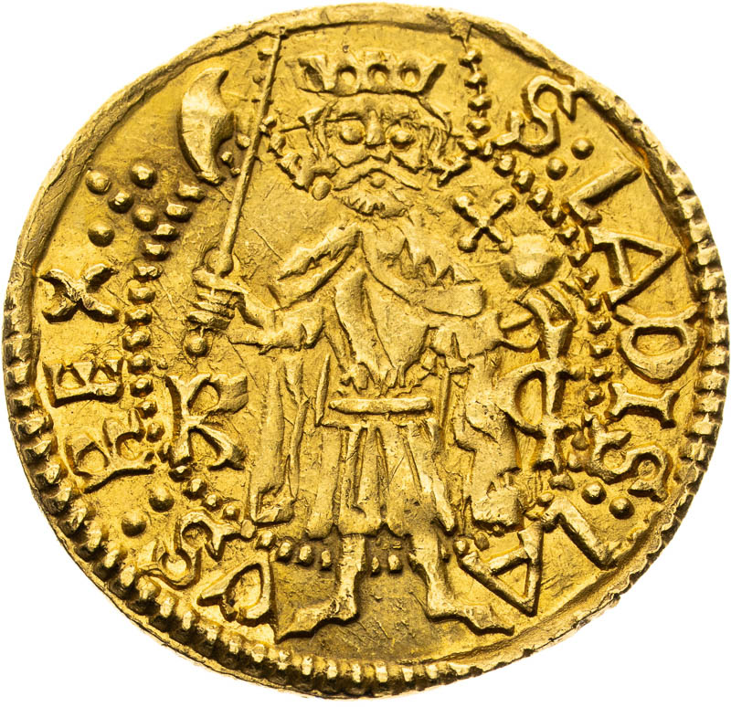 Goldgulden (1490) - back