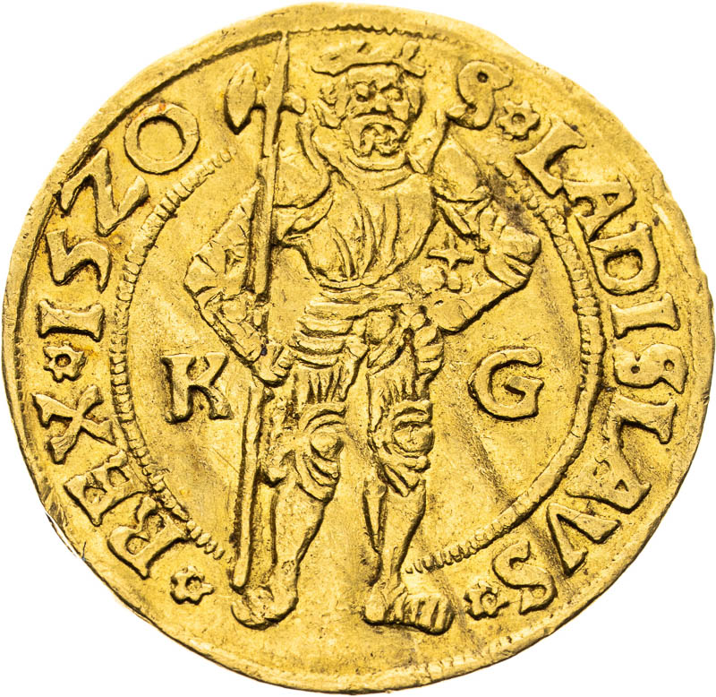 Dukát 1520 - reverz