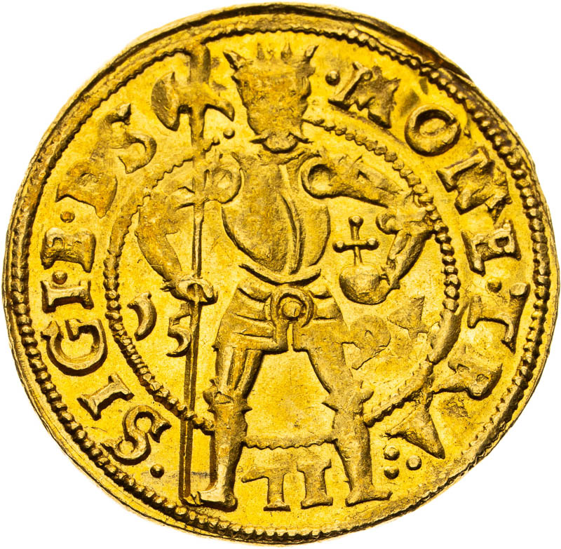 Dukát 1594 - averz