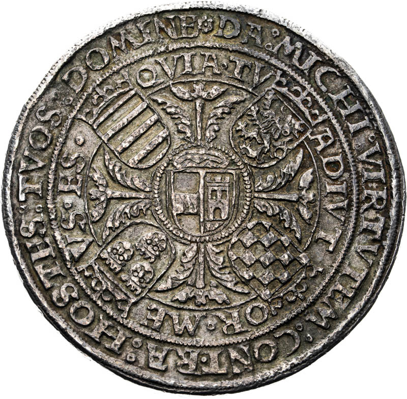 Silver medal 1529 - 2 3/4 Thaler - back