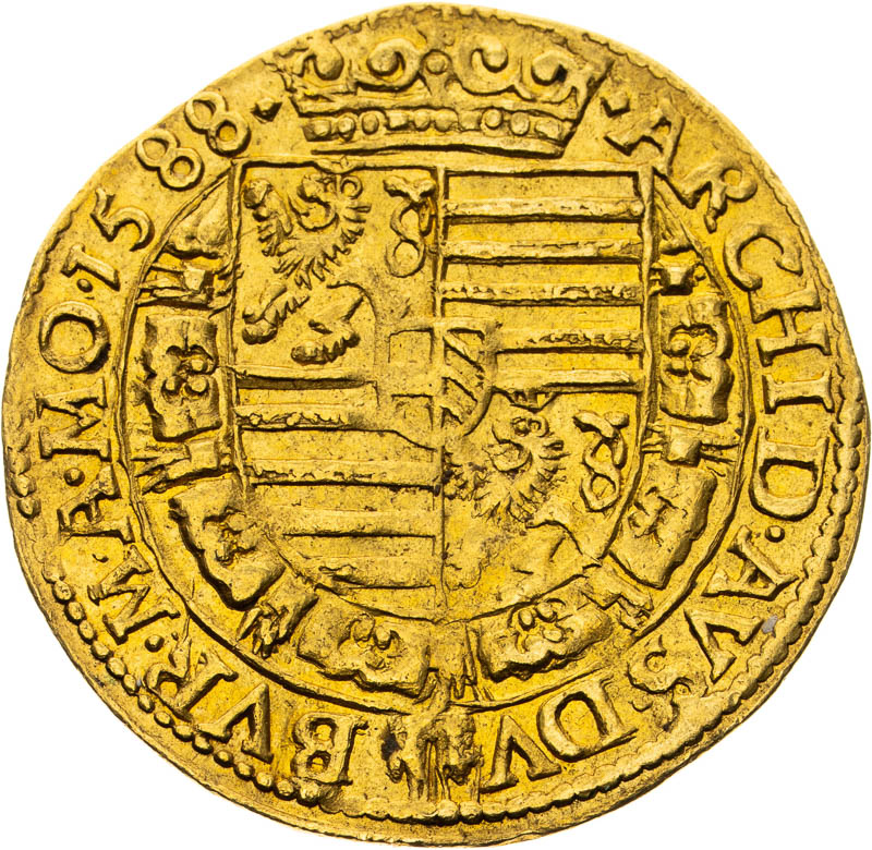 Dukát 1588 - reverz