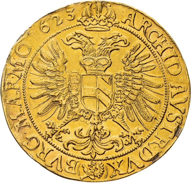 10 Dukát 1623 - reverz