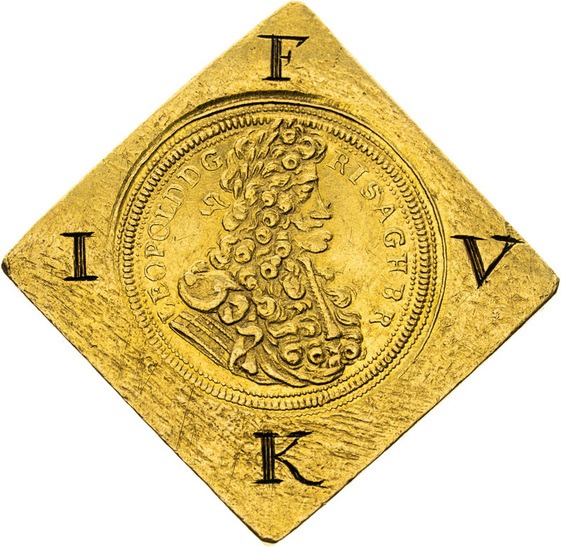 3 Dukát 1701 (Klipa) - averz