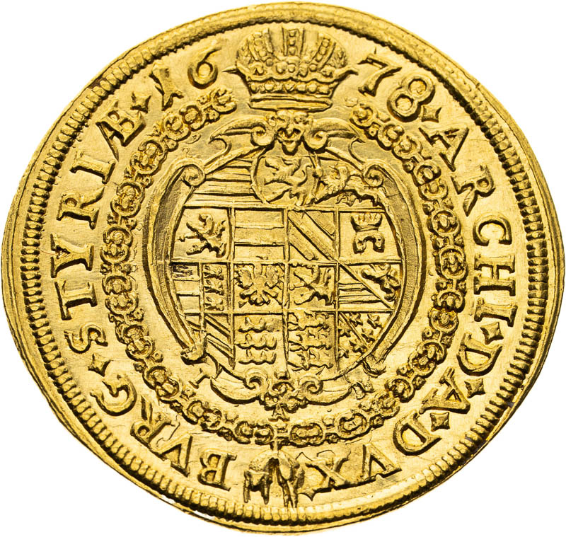 2 Dukát 1678 - reverz