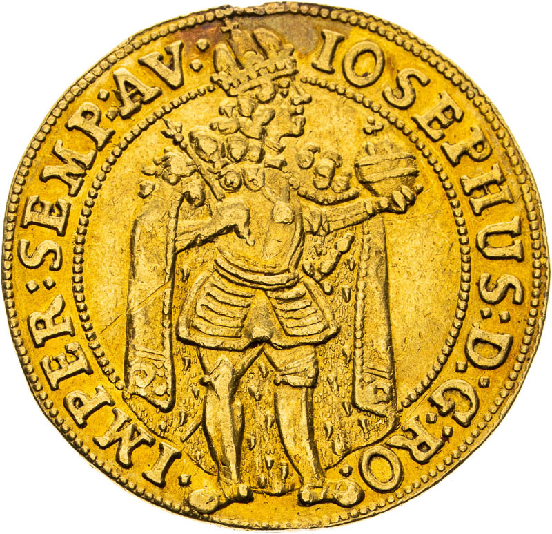 Dukát 1710 - averz