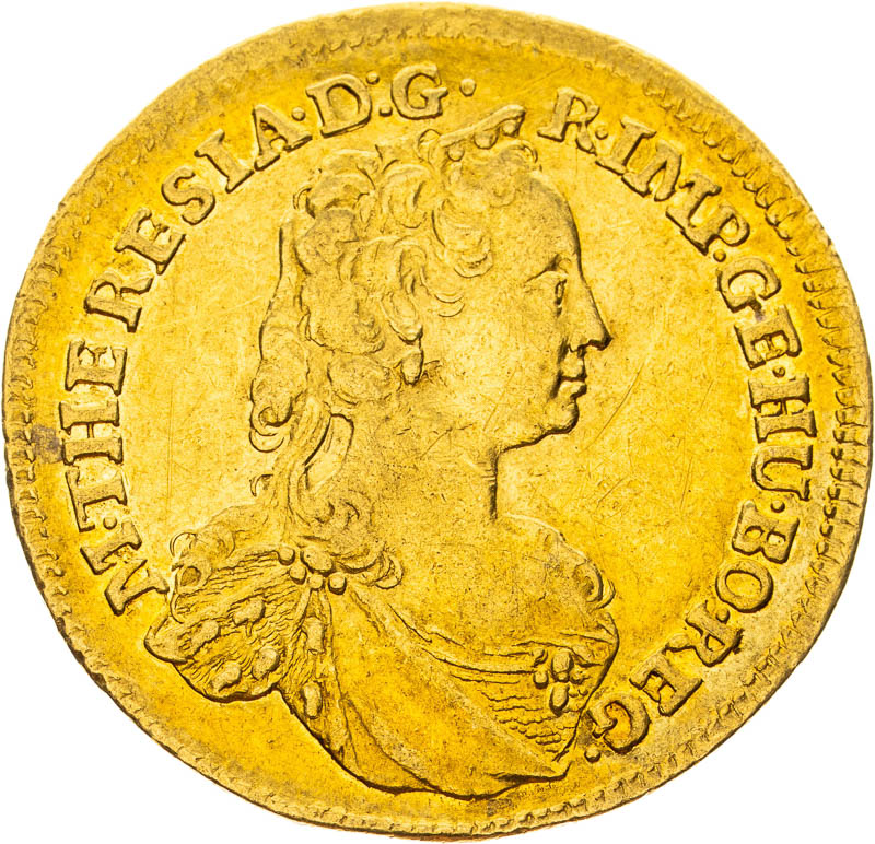 Dukát 1753 - averz