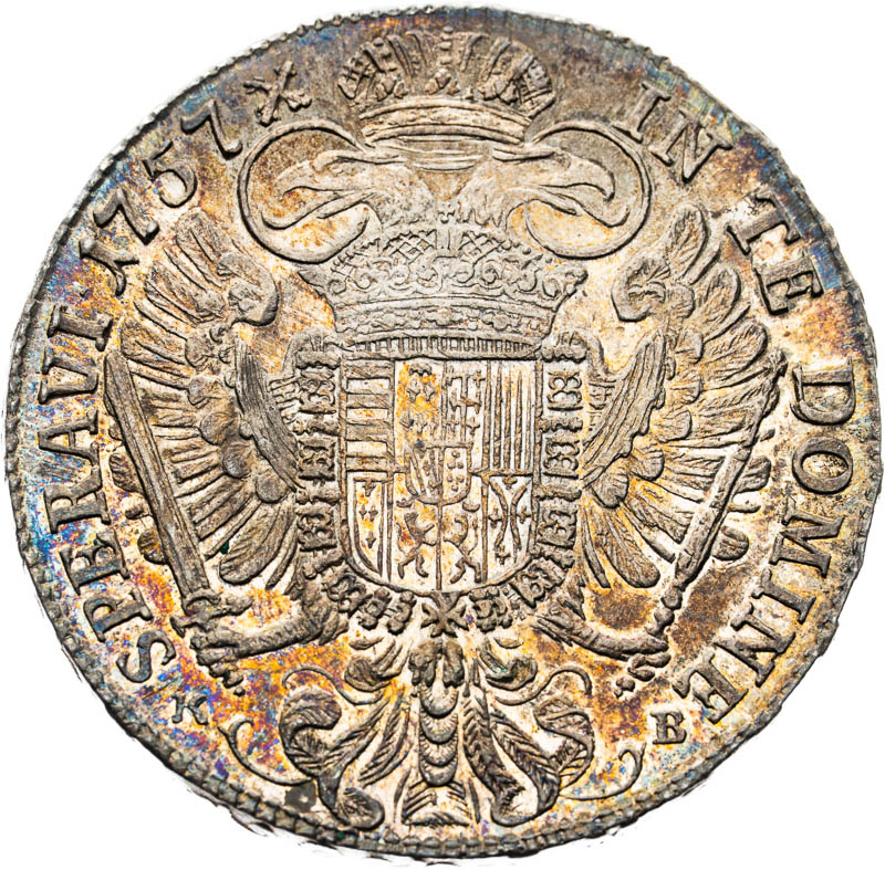 Thaler 1757 - back