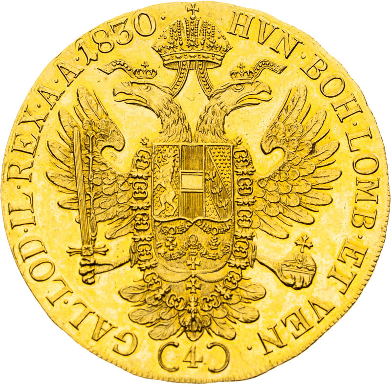 4 Dukát 1830 - reverz