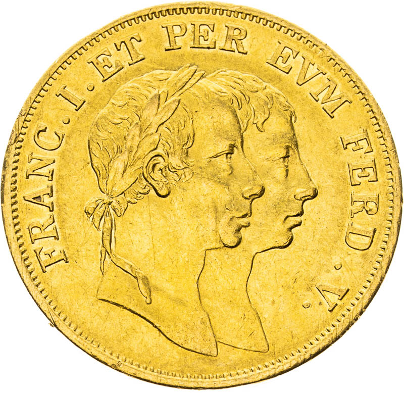 Zlatý žeton 1830 (1 3/4 dukát) - averz