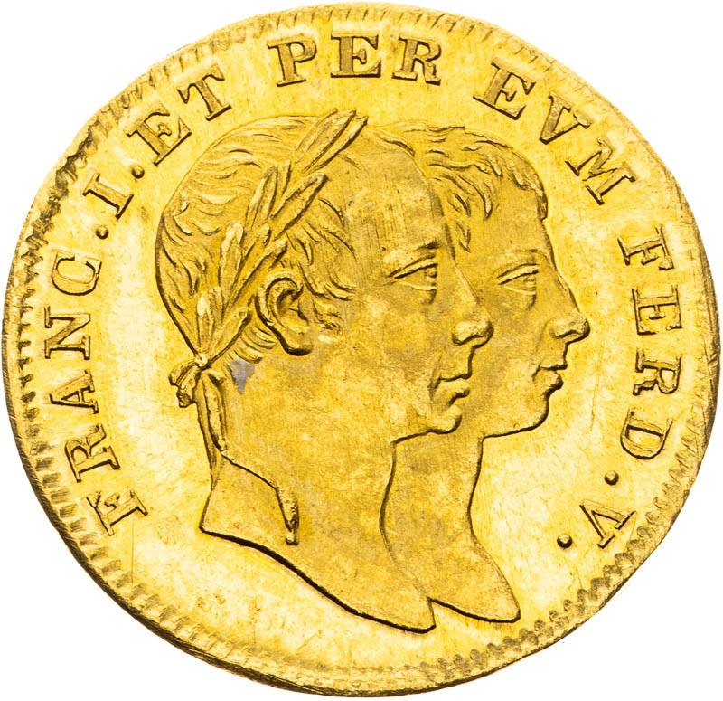 Zlatý žeton 1830 (Dukát) - averz