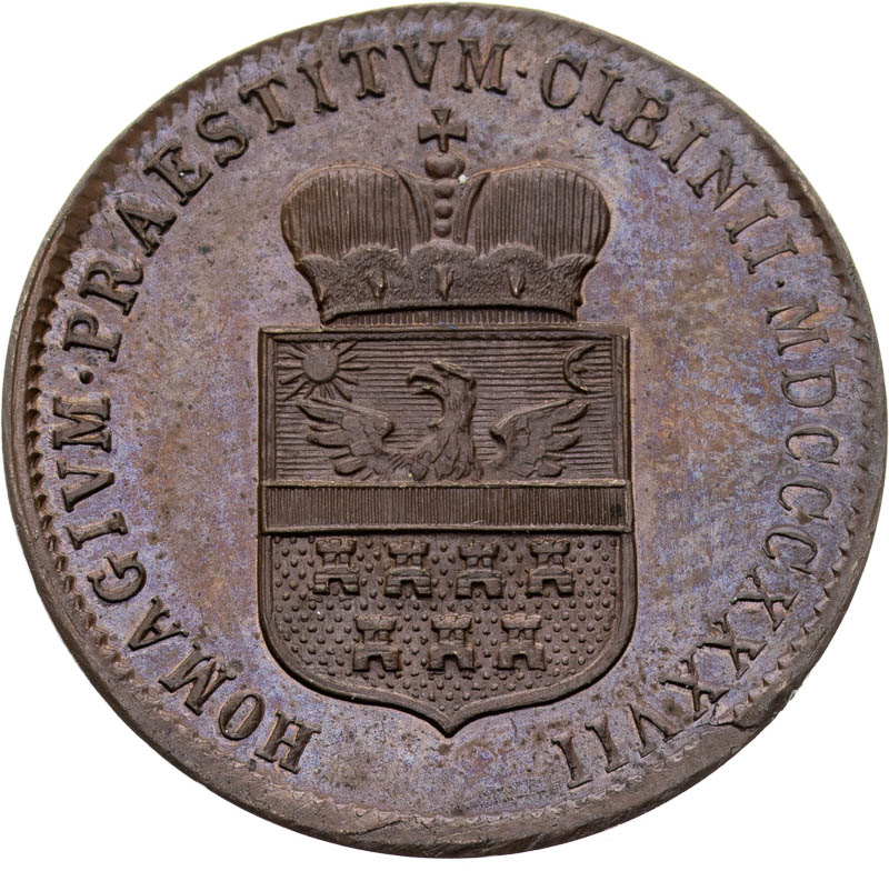 Žeton 1837 - reverz
