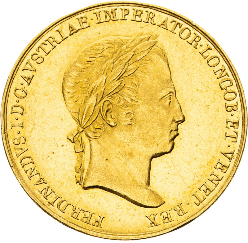 Zlatý žeton 1838 (1 1/2 dukát) - averz
