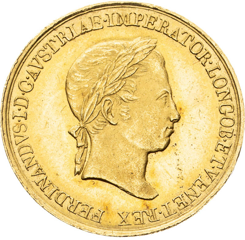 Zlatý žeton 1838 (Dukát) - averz