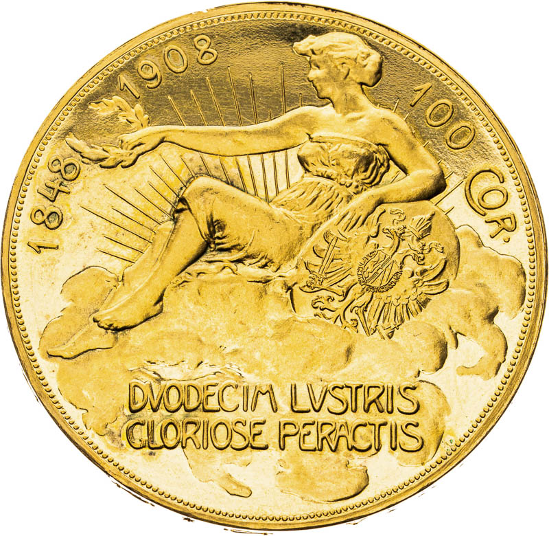 100 Korona 1908 - revers