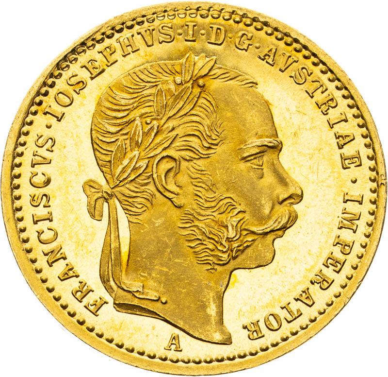 Zlatý žeton 1867 (Dukát) - averz
