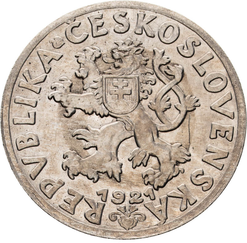 5 Koruna 1921 (pattern strike) - front