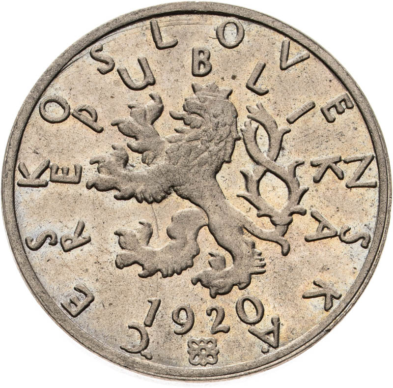 20 Stotin 1920 (pattern strike) - front