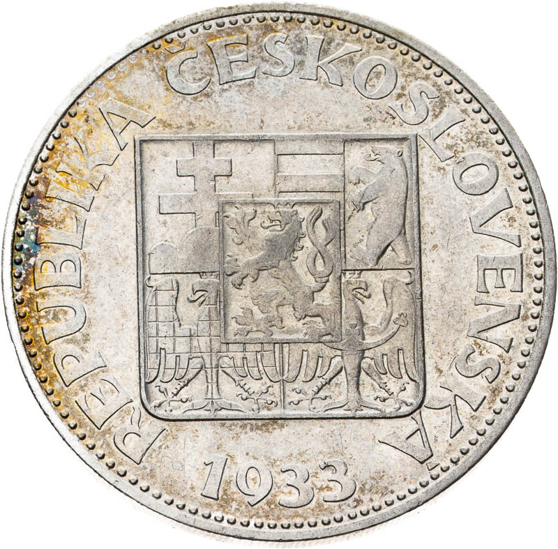 10 Koruna 1933 - front