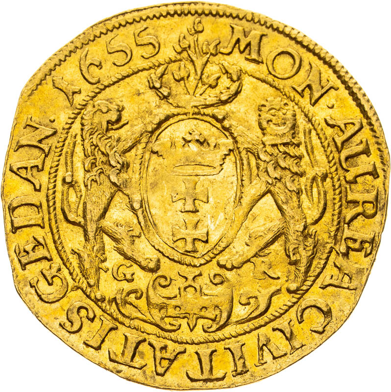 Ducat 1655 - back