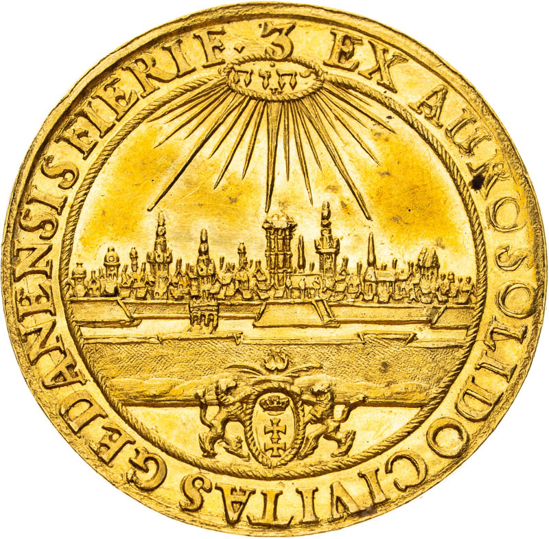 3 Ducats n.d. (1649-1668) - back