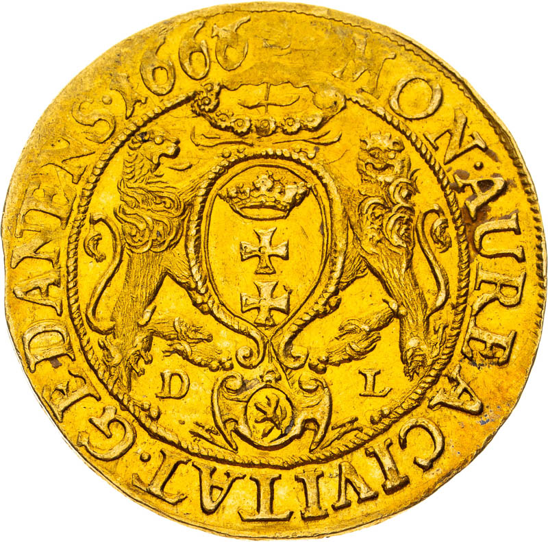Ducat 1666 - back