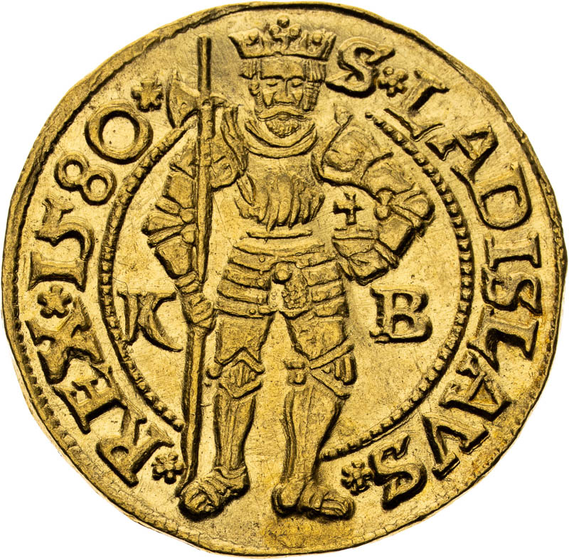 Dukát 1580 - reverz