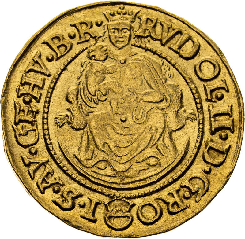 Dukát 1581 - averz