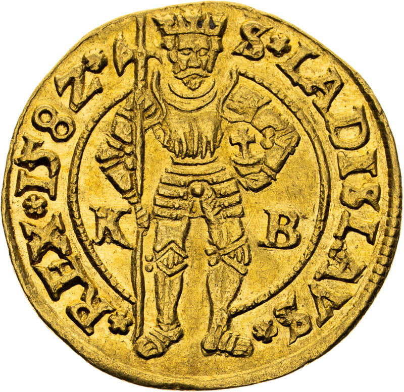 Dukát 1582 - reverz