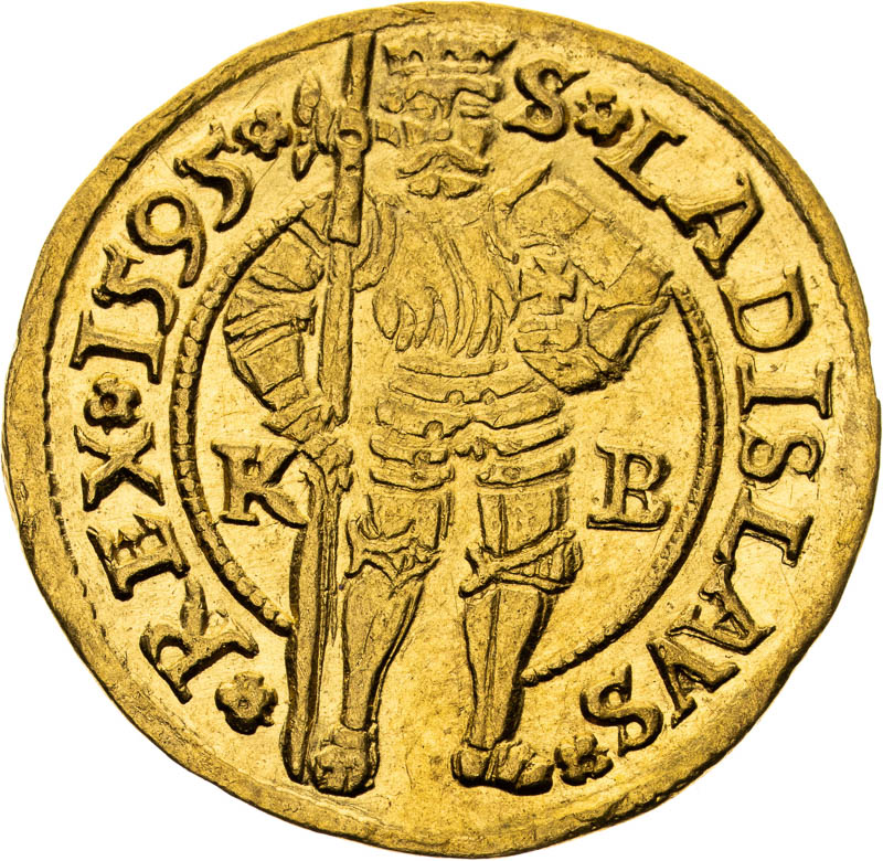 Dukát 1595 - reverz