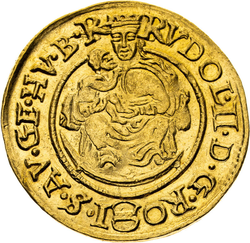 Dukát 1599 - averz
