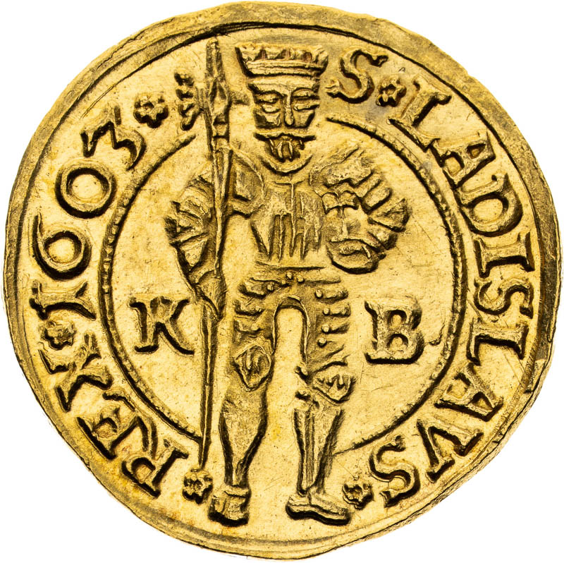 Dukát 1603 - reverz
