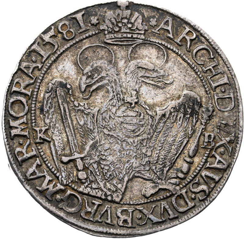 1/2 Toliar 1581 - reverz
