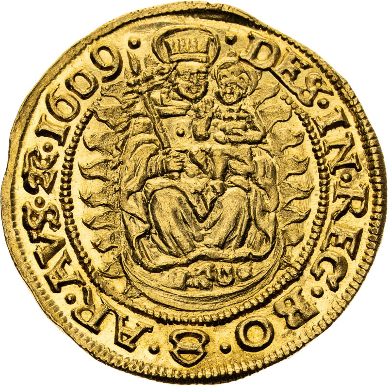 Dukát 1609 - revers