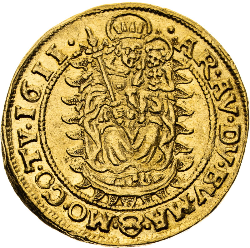 Dukát 1611 - revers
