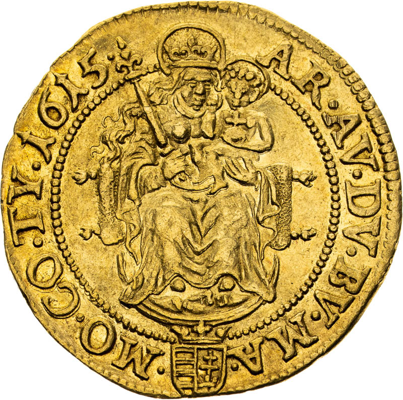 Dukát 1615 - revers