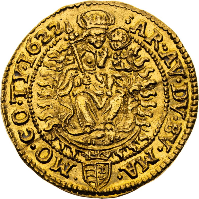 Dukát 1622 - reverz