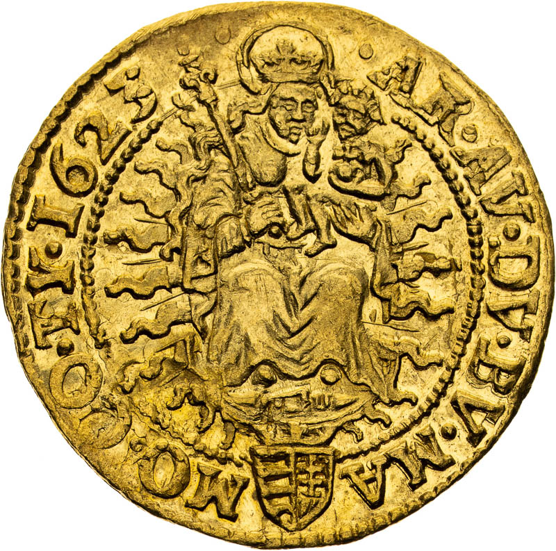 Dukát 1623 - reverz